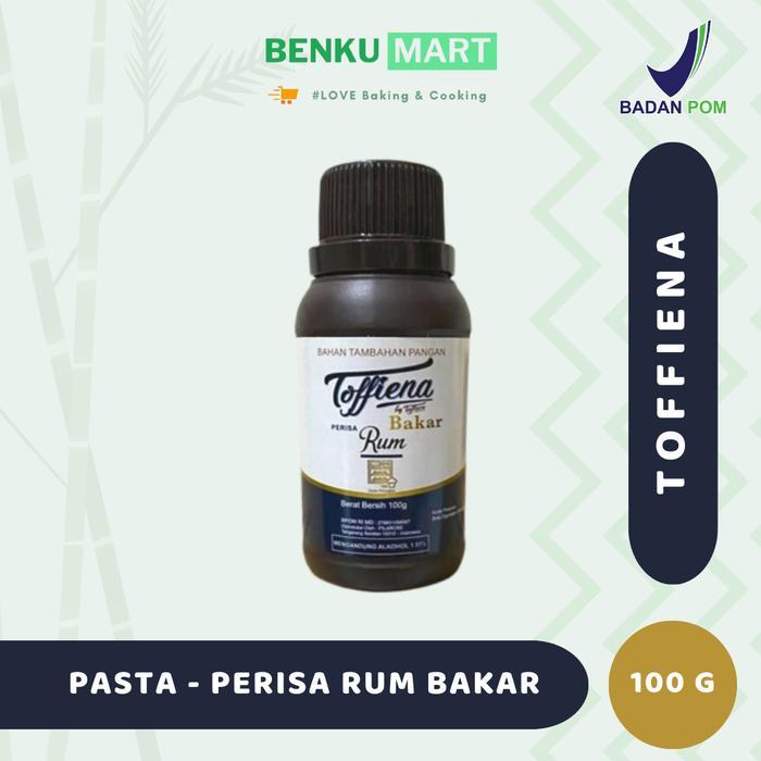 Toffiena Pasta Rhum Bakar 100 Gr Perisa Rhum Bakar Toffieco
