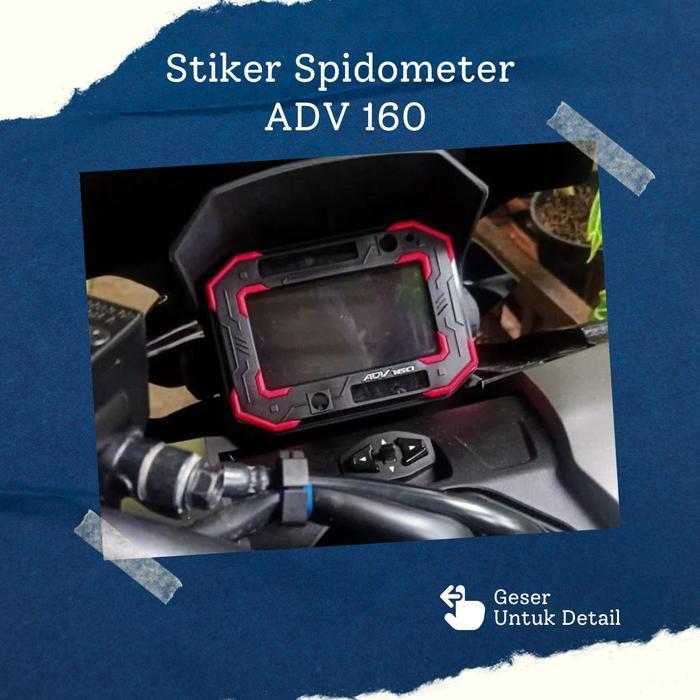 STIKER ANTIGORES SPIDOMETER ADV 160 V2 KARET STIKER ADV 160 KARET
