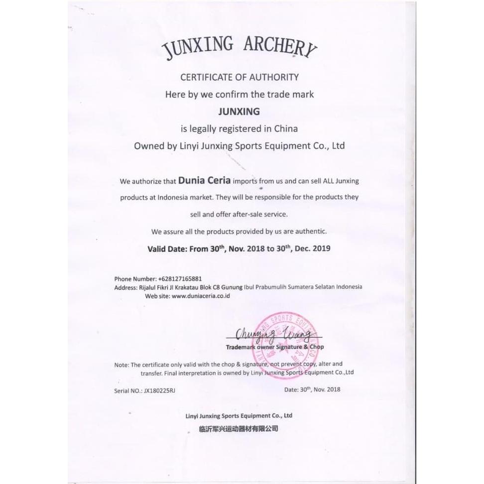 qzy1- Busur Panah Standard Junxing F168 C Wooden Recurve Bow