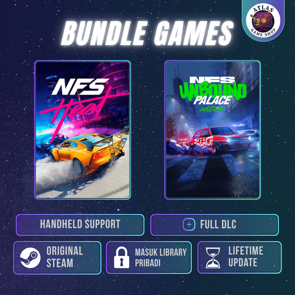 [BUNDLE GAMES] NFS Heat + Unbound Need for Speed Steam PC Game