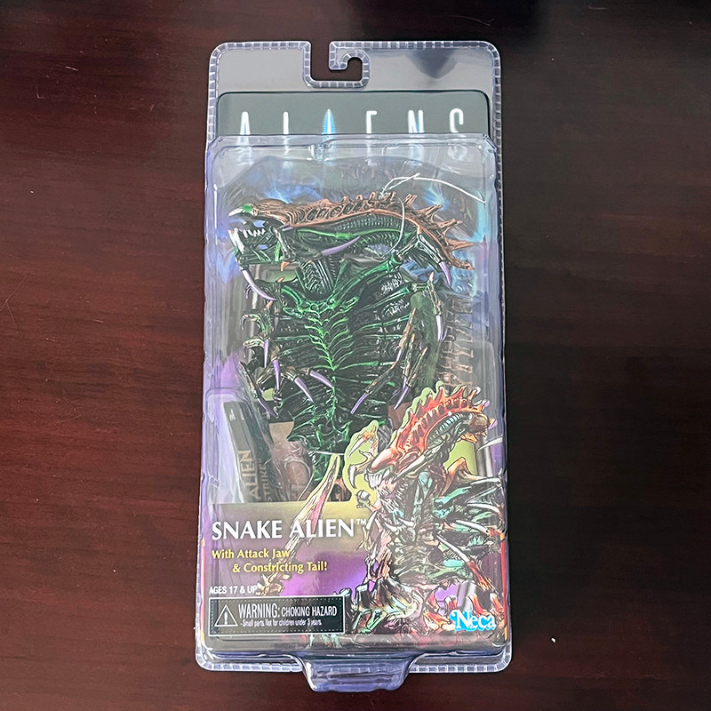 NECA Scorpion Snake Alien Figure Aliens VS Predator 13th Lineup Sgt Apone Snake Action Figures Toy C
