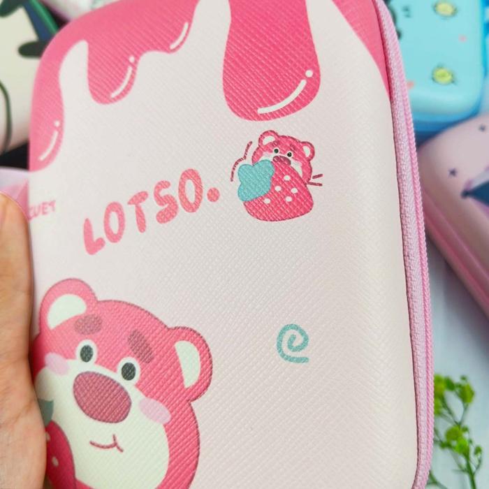 7lc9- Pouch Karakter Kuromi Melody Lotso Dompet Headset Kartu Kunci Koin Charger Makeup