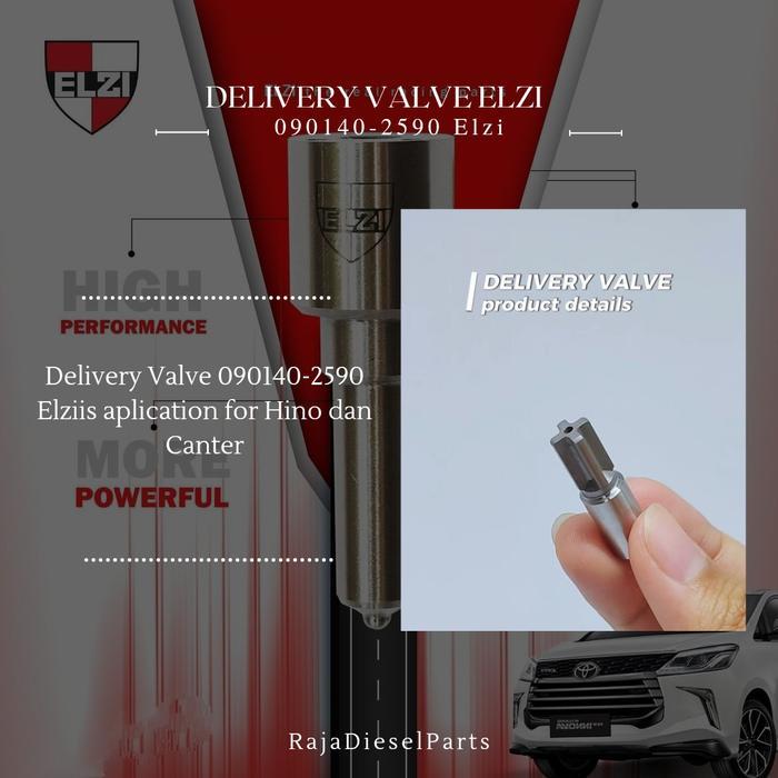 Baru Delivery Valve 090140-2590 Elzi Delivery Canter Delivery Hino 2590 Elzi Ori Berquality