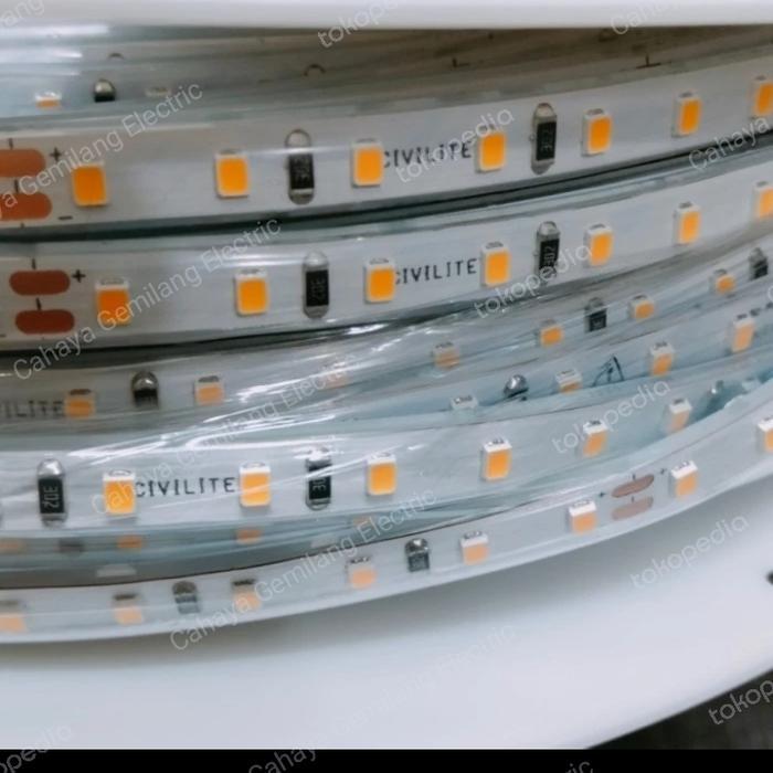 Populer Civilite Led Strip Led Selang 50M 50Meter 220Volt Smd2025 9Watt/Meter Terlariss 