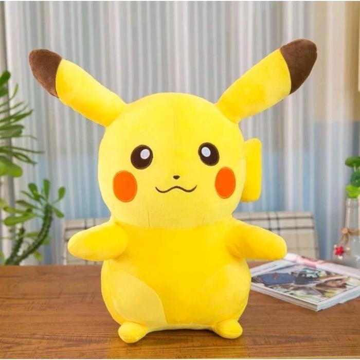 ur4w- Boneka Pokemon Pikachu Charmander Bulbasaur Squirtle Ukuran 30Cm Bahan Halus Lembut