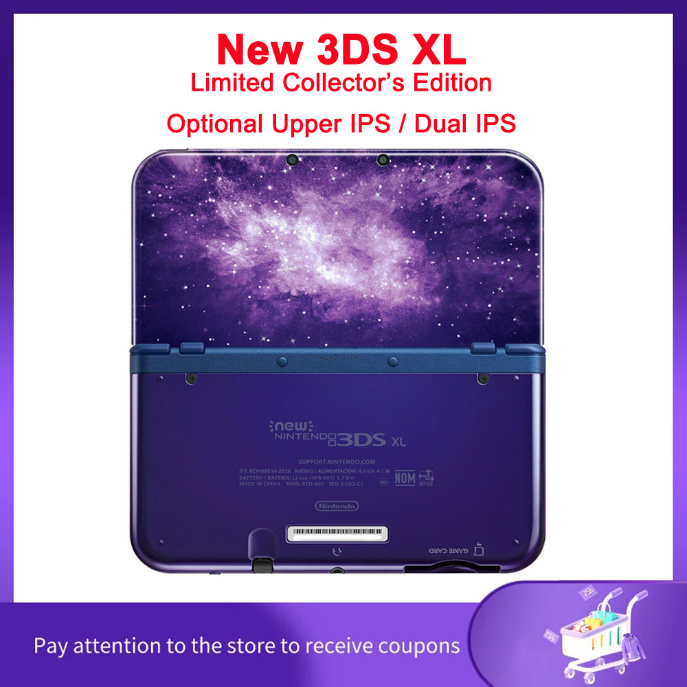 Refurbished New 3DS XL / New 3DS LL Limited Collector's Edition Handheld Game Console Optional Dual 