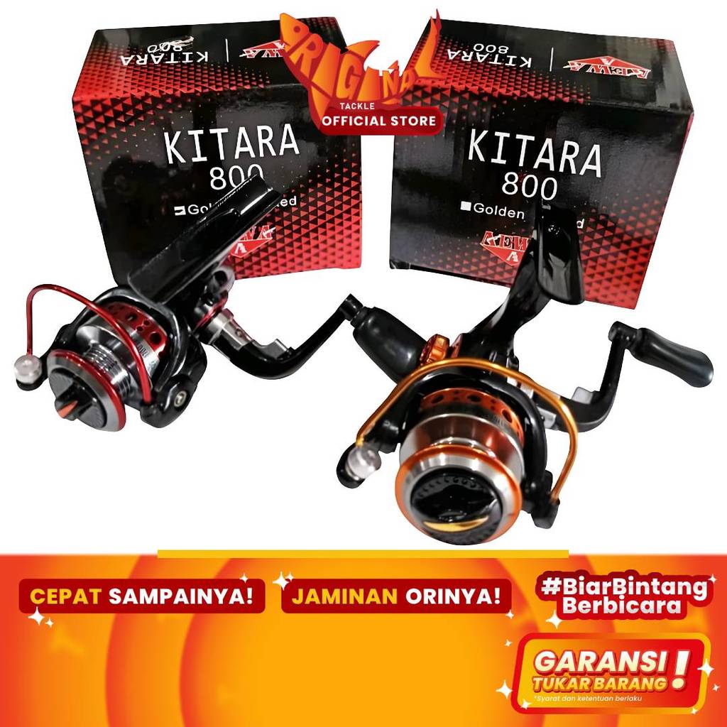 Reel Pancing Spinning Aewa Kitara Aluminium Spool 800