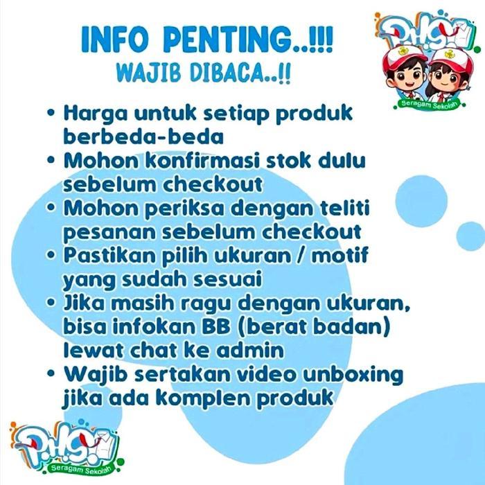 Setelan Lengkap Seragam Sekolah SD Merah putih Baju Putih Panjang Celana merah Panjang Untuk Anak