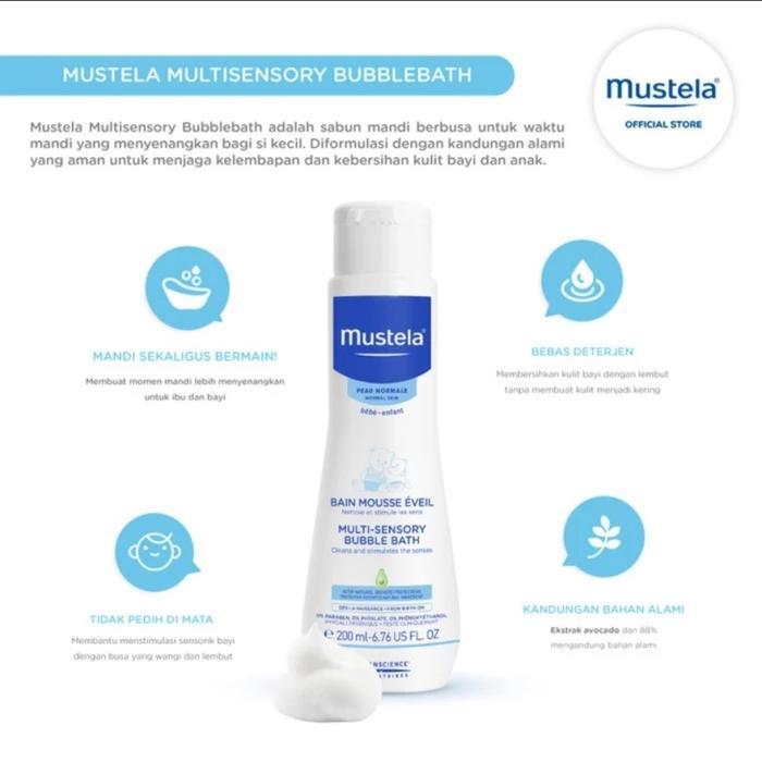 Mustela Multisensory Bubblebath 200 ml - Mustela
