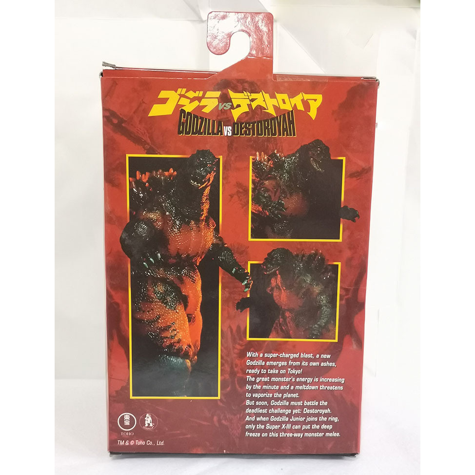 Anime NECA 1995 Burning Godzilla SHM Monster Figurine Model PVC Action Toys New Year's Christmas