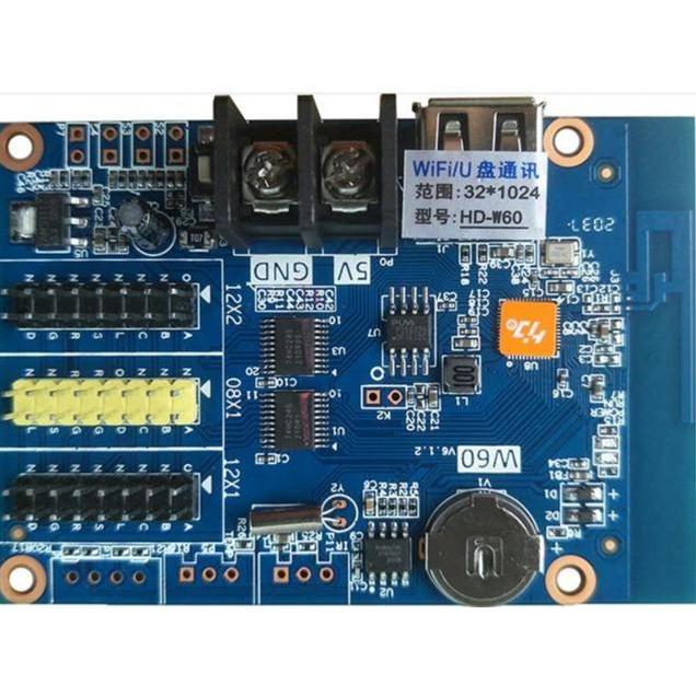 Controller CARD led HD-W60 full colour RUNNING TEXT USB WIFI