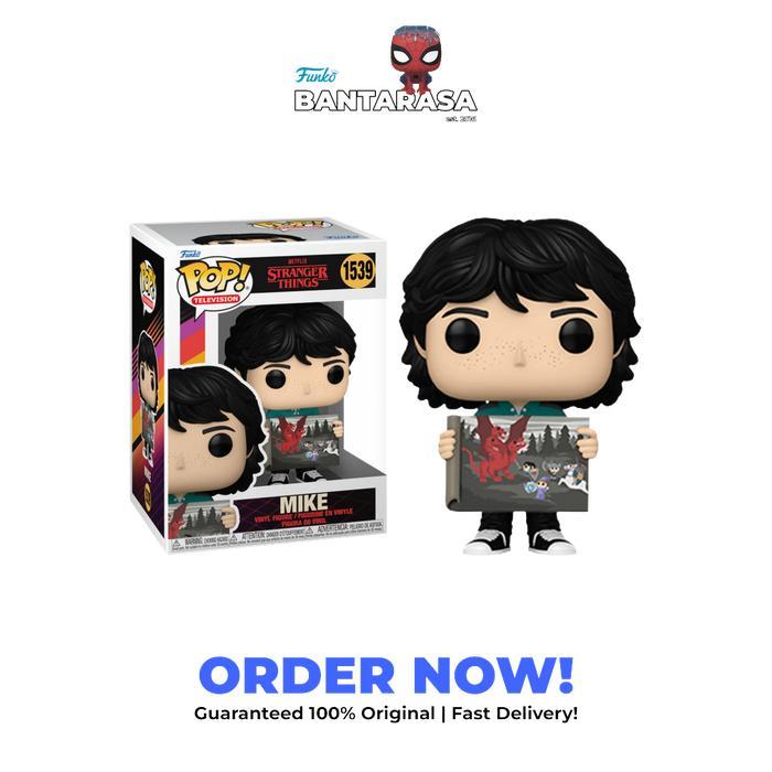 FUNKO POP STRANGER THINGS: SEASON 4 - MIKE WITH PAINTING POP VINYL FIGURE