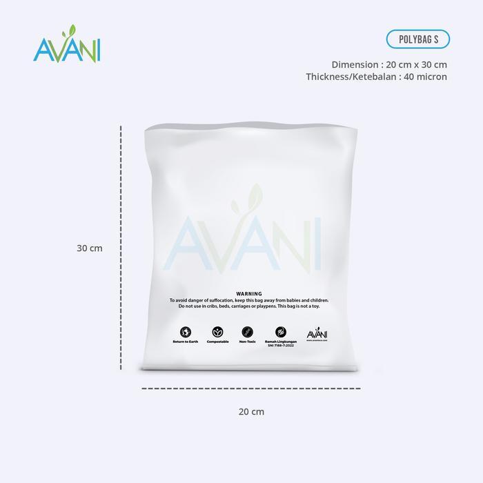 Ada Stok Polybag Kantong Singkong Polymailer Ramah Lingkungan - Cassava Bag
