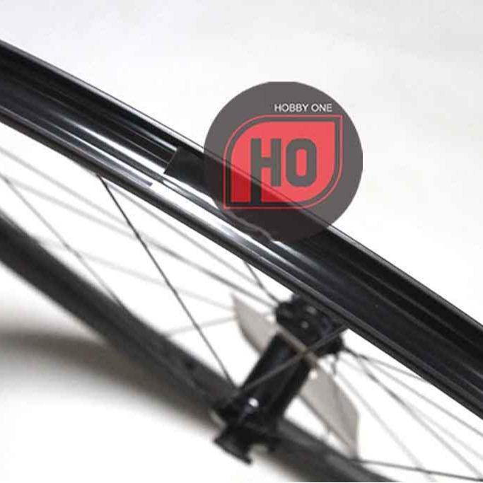 Black Inc Forty Five Disc Brake Clincher Tubeless Ready Carbon Wheelse