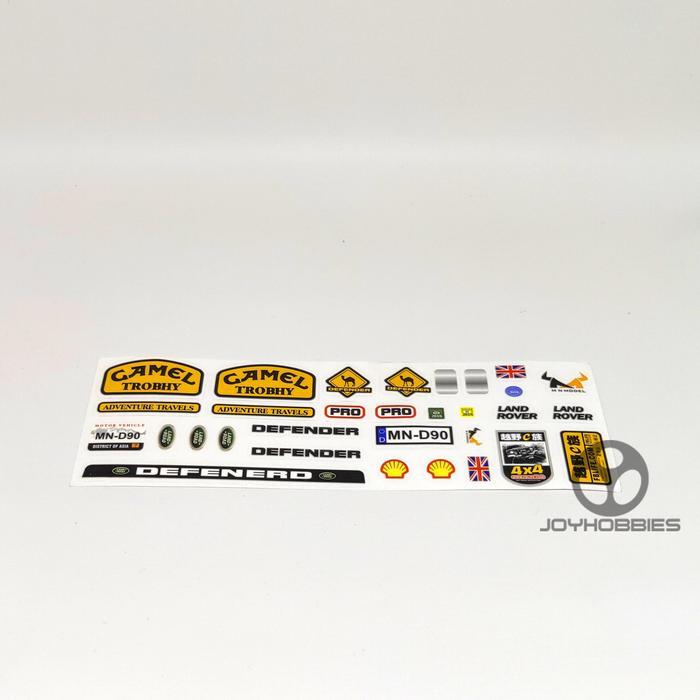 Sticker set, Stiker Camel Trophy Adventure, cocok untuk MN, WPL, RGT