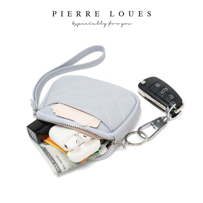 [Exclusive Di Tiktok] Dompet Koin Mini Wanita Kulit Pu Pierre Loues Hanae Wallet