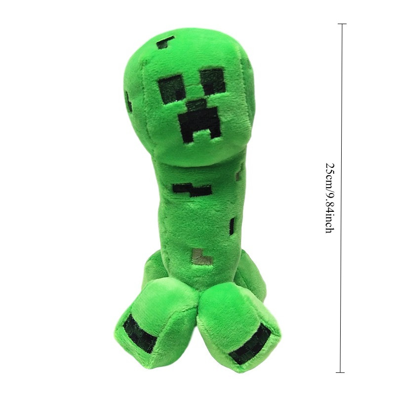Hot Minecrafts New Popular Game Toy Plush Stuffed Creeper Anime Figure Plush Toy Bolster Christmas