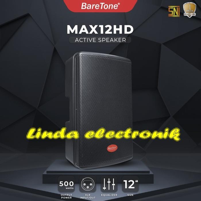 Premium Quality Speaker Akif Baretone Max12Hd Baretone Max 12Hd Max12 Hd 12'' 1 Buah