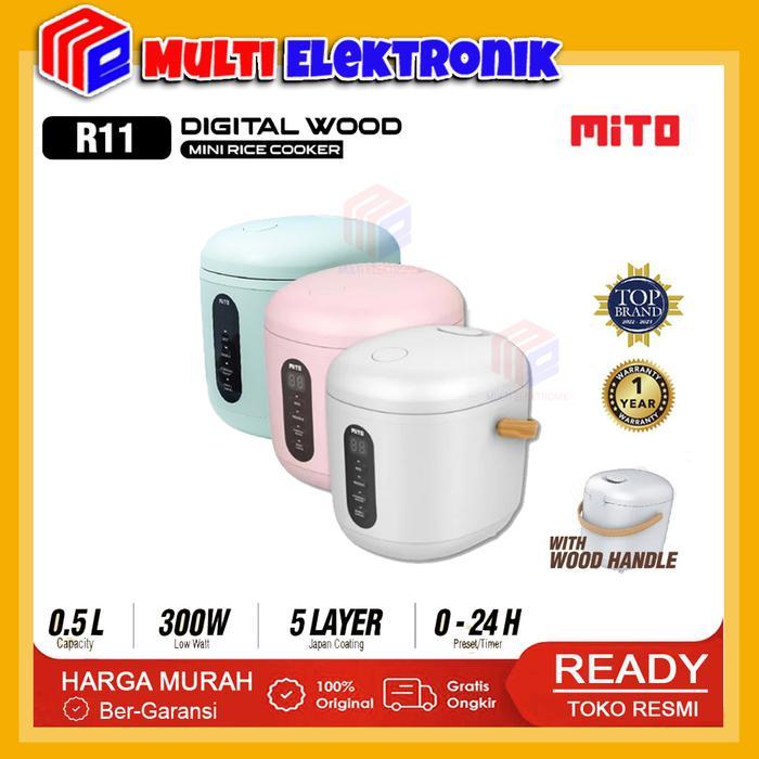 BERKUALITAS Mito Rice Cooker Mini R11 Kapasitas 0.5Liter Rice Cooker Mini Mito R 11 Mito Rice Cooker