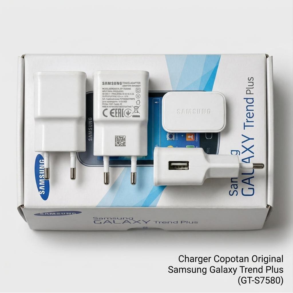 Adaptor Charger Samsung EP-TA50EWE Second Ori Cas Original 5V1.55A Kepala Charger Cocok Galaxy Trend