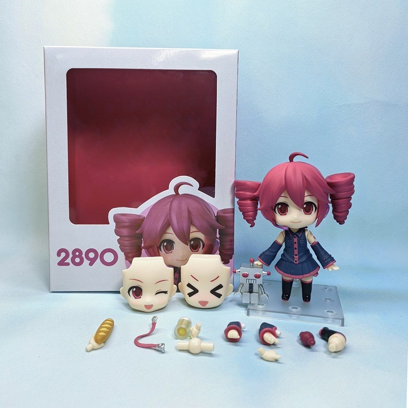 Nendoroid Kasane Teto 2890 Posable Interchangeable Face Anime Game Figure Collectible Desktop