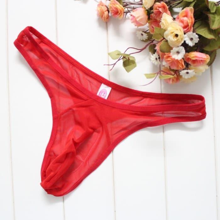 CELANA DALAM PRIA TRANSPARAN BRIEFS UNDERWEAR LEMBUT NYAMAN G STRING COWOK Y036 PENDEK DEWASA PRODUK