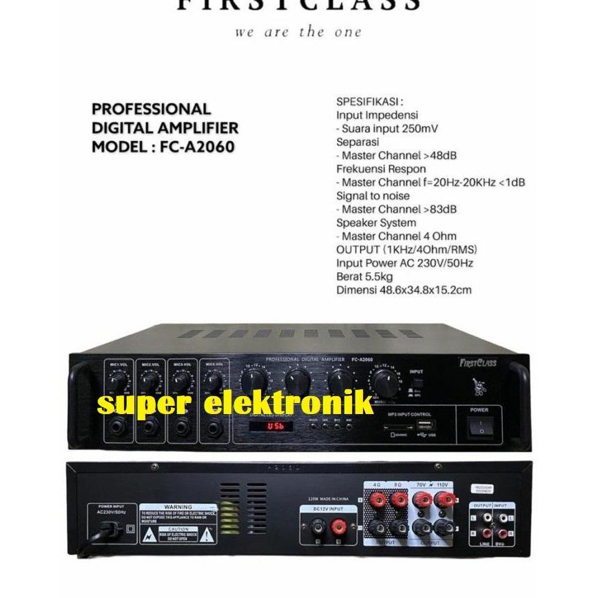 Ampli mesjid musholla,ampli firstclass fc-2060