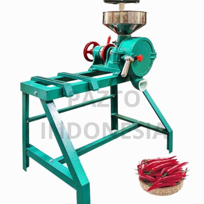 Mesin Gilingan Cabai Pmja 8 Inch Engine Dinamo Penggiling Giling Bumbu Terbaik