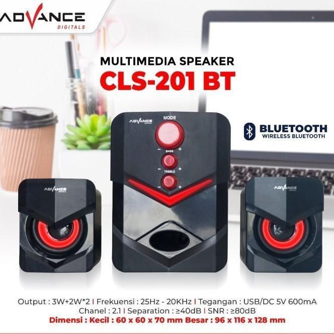 Speaker Bluetooth Advance Cls201Bt / Cls-201Bt Mutimedia