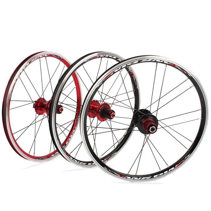 TERLARIS elite 20 Inch Wheelset BMX Folding Bike Brake Disc Brake 406 451 Wheel Set Sealed Alloy Rim