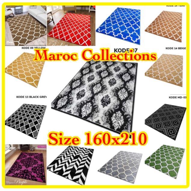 Karpet Lantai Minimalis 160X210Cm Modern Elegan