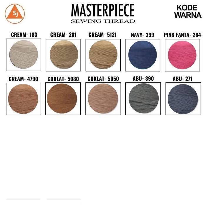 Benang Jahit Masterpiece 40/2 Spun Polyester 5000 Yard