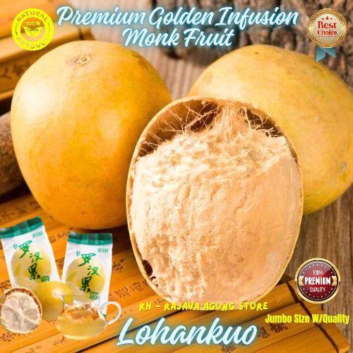 Siraitia Lohankuo Dry Golden Buddha Monk Fruit Grosvenorii Infusion Tian Lo Han Kuo Big Jumbo Size