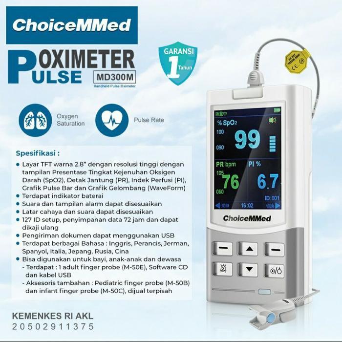 OXIMETER CHOICEMMED MD300M PULSE OXIMETER CHOICEMMED MD300M