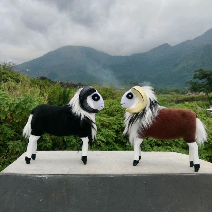 Boneka Domba Garut Asgar Miniatur