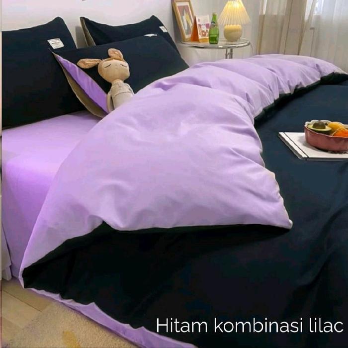 Bedcover Only Two Tone Full Dakron Tanpa Sprei