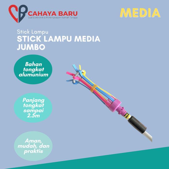 Jual Murah Tongkat Pemasang Lampu Stick Lampu Media Jumbo Terlaris