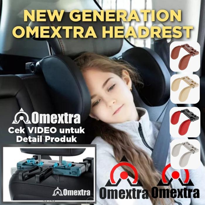 Bantal Omextra- Headrest Pillow Car 3 Generation- Bantal Mobil Omextra