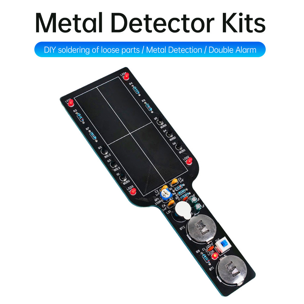 DC3-5V Handheld Simple Metal Detector Electronic Kit DIY Metal Detector Kit DIY Technology Training