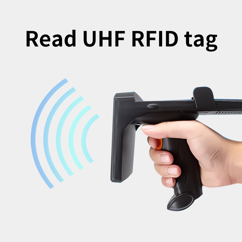 Portable UHF RFID Keyboard Emulator USB Bluetooth RFID Tag Sticker 1D 2D Code Scanner UHF RFID