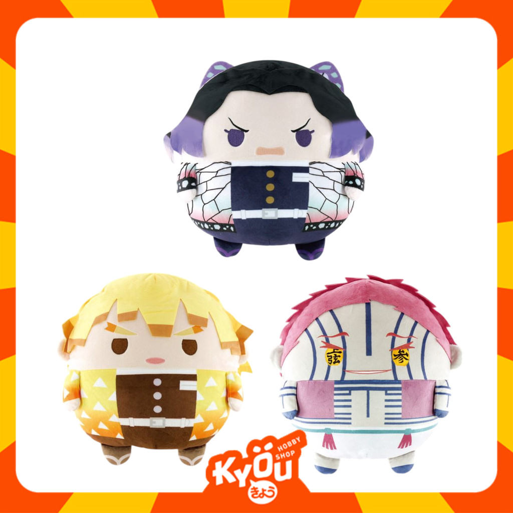 KY-122 Demon Slayer: Kimetsu no Yaiba Fuwakororin Big 5 Akaza - Agatsuma Zenitsu - Kamado Tanjiro - 