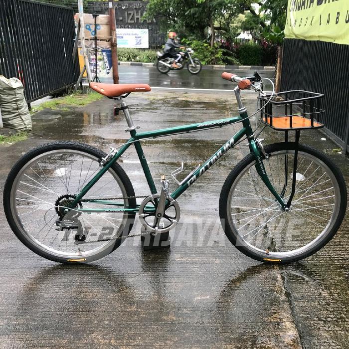 Sepeda 26inch Commuter Platinum Laskar Urban City Bike kalcer - hijau