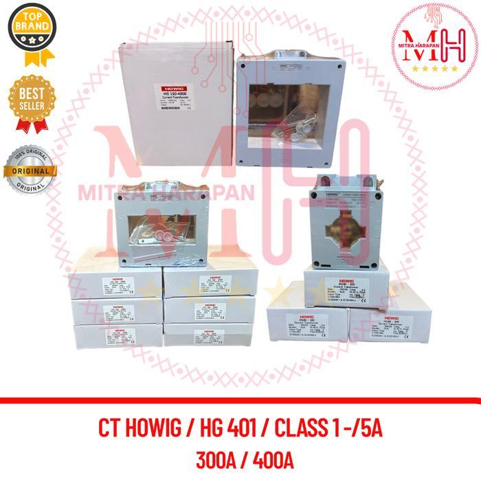Hot Sale Howig Ct Howig 300A / 400A Hg 401 Class 1 Hole Dimensi 42 X 11 Current Transformer Howig