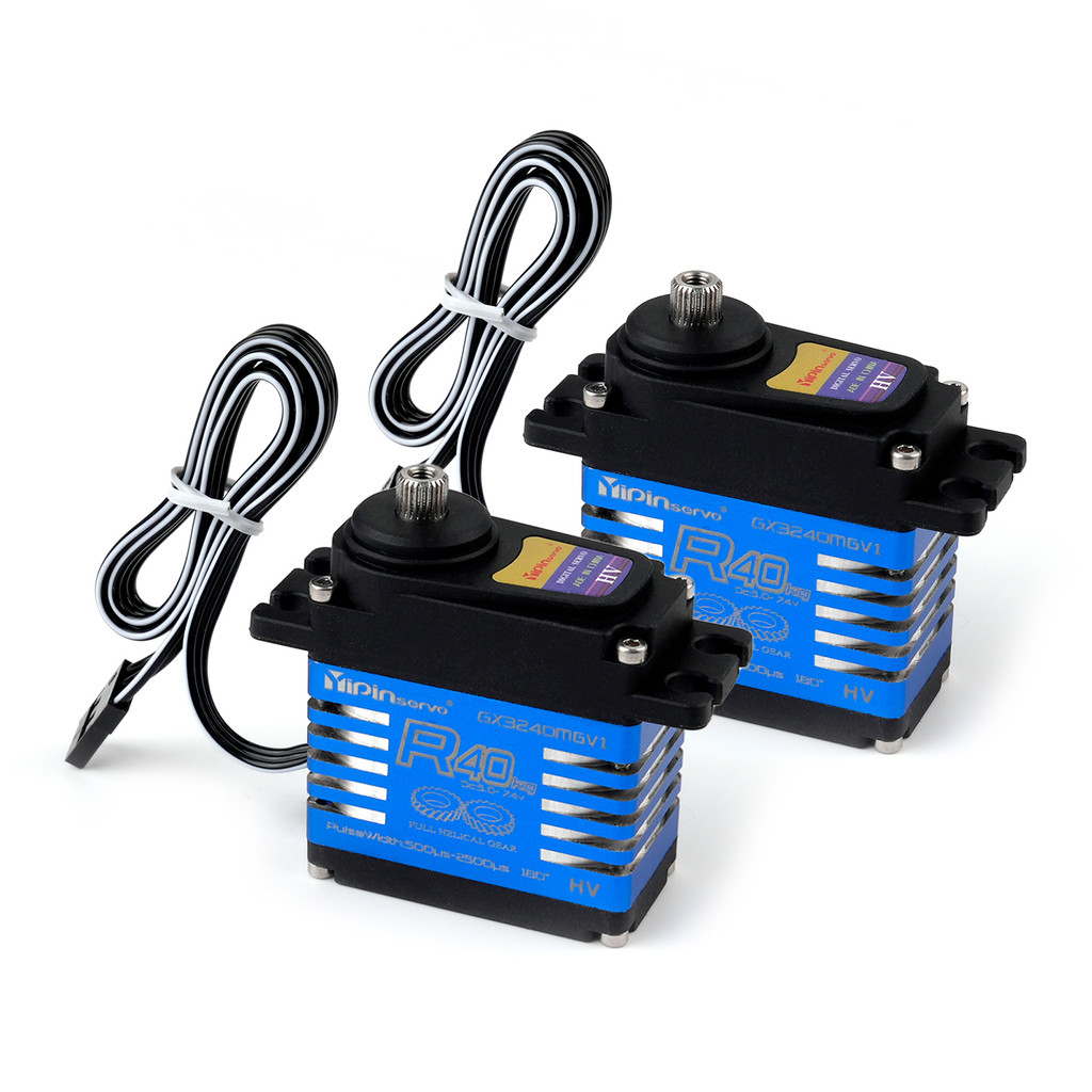 2PCS YP3240SMG 40KG Torque Digital Servo 180/270 Degree 360 Continuous Rotation Servo Motor for 1:8