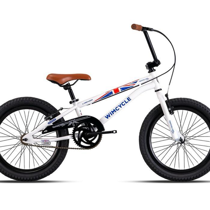 Sepeda BMX Anak 20 Inch Wimcycle Labrador British SL - White