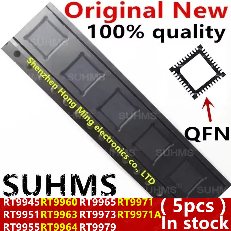 (5piece) 100% New RT9945 RT9951 RT9955 RT9960 RT9963 RT9964 RT9965 RT9971 RT9971A RT9973 RT9979 GQW