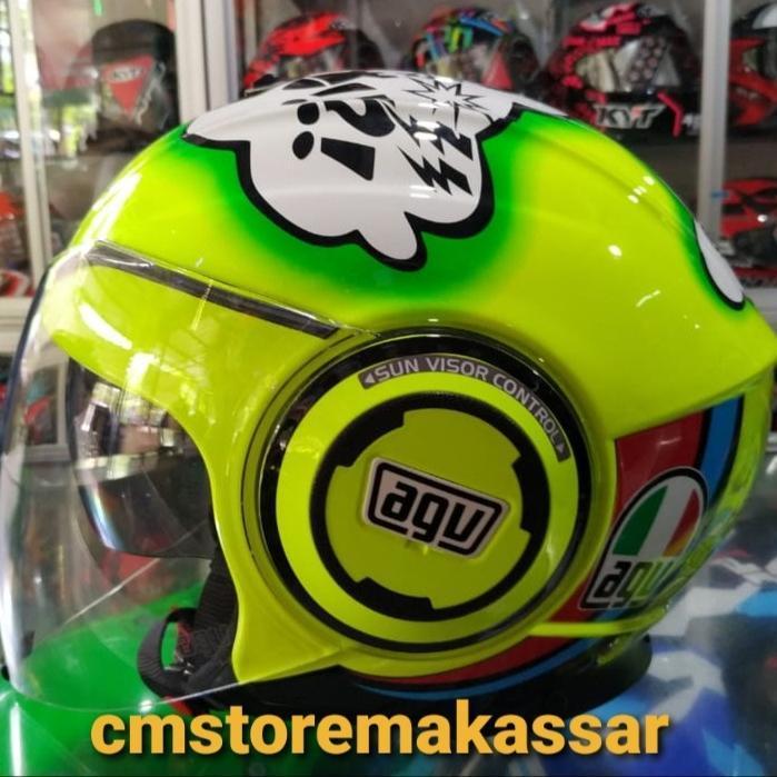 Helm AGV Fluid Rossi Misano 2011 Half F Limited Edition