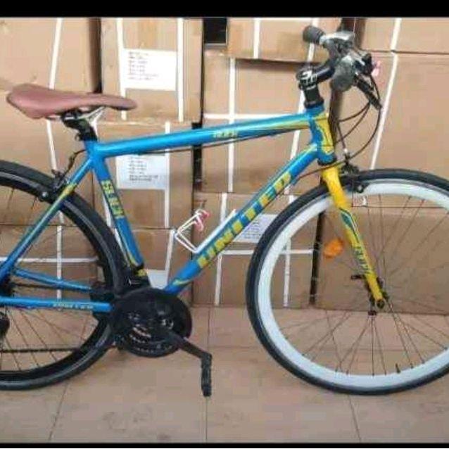Sepeda Fixie Balap United Slick 71 Hybrid bkn Polygon United Bike MTB Roadbike Stratos Helios