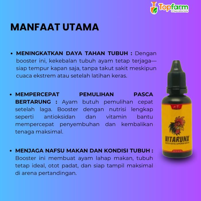 Vitamin Ayam Aduan/ Jamu Ayam Aduan/ Obat Ayam Aduan/ Vitamin Penambah Stamina Ayam Aduan/ Doping