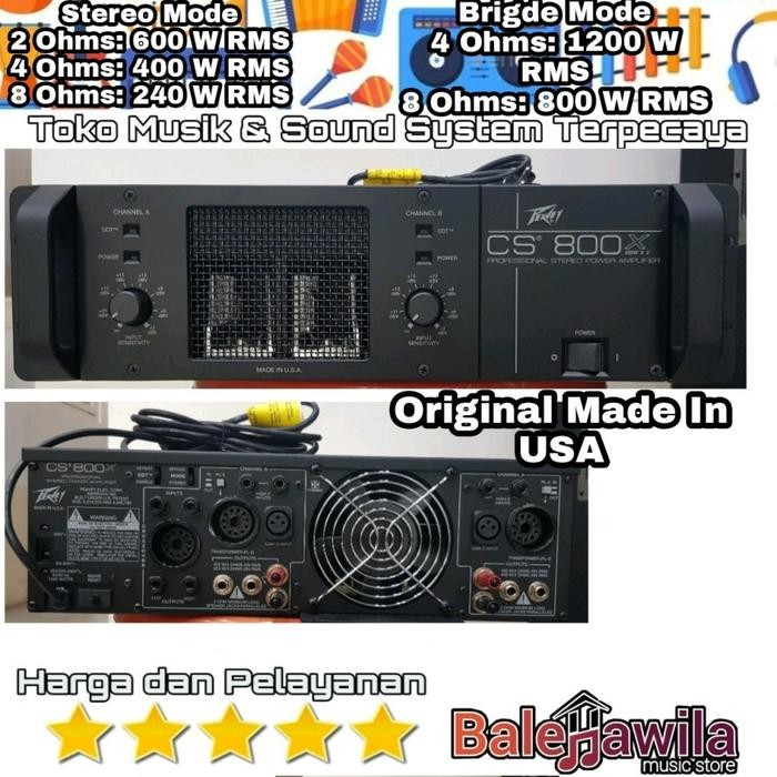 Power Ampli Amplifier Peavey Cs800 Cs 800 Cs-800 Original Ori USA